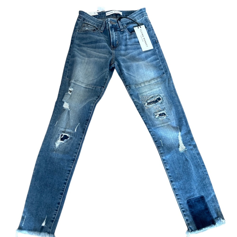 Flying Monkey Mid Rise Jeans